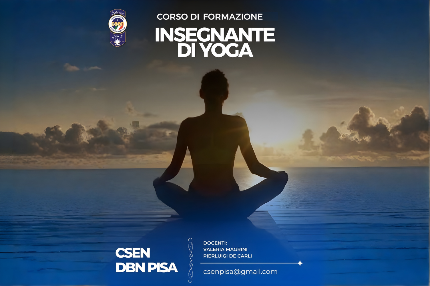 Corso di Formazione Insegnanti Yoga – 250 ore – Diploma CSEN